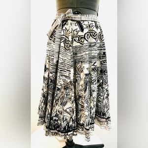 Sweetie by Miss Me full skirt with embellishments zipper and tie closure size S